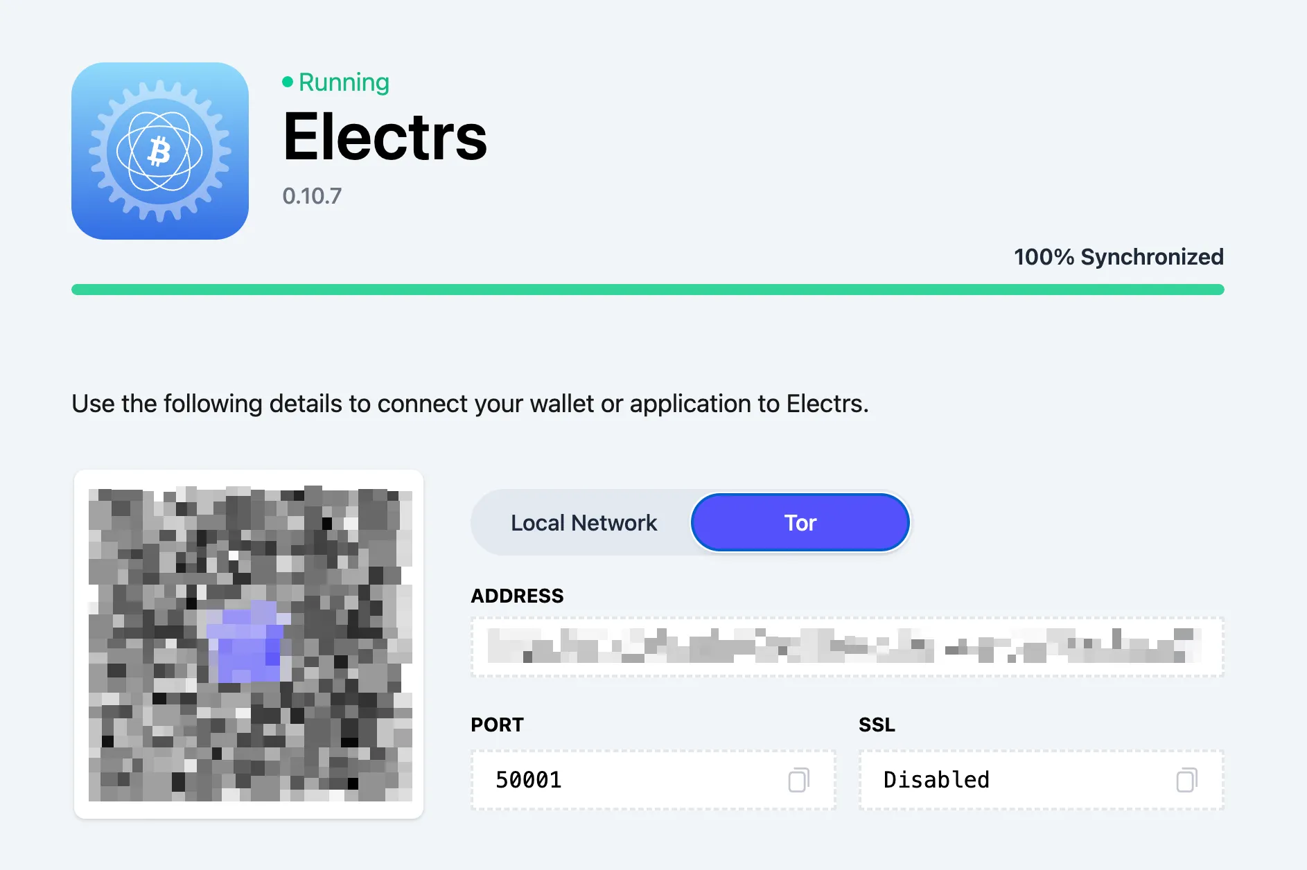 Electrs auf Umbrel installieren